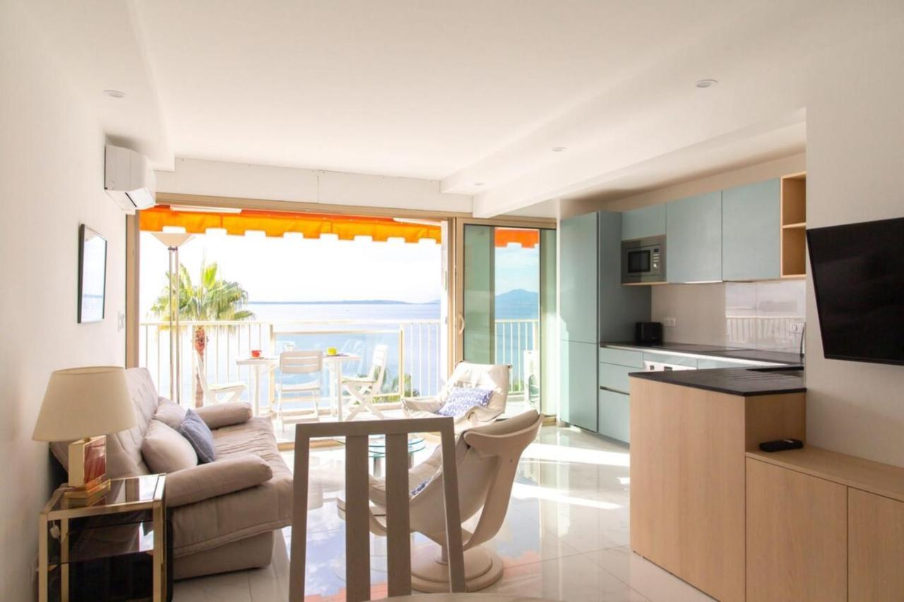 Air-Conditioned Apartment With Sea View And At The Foot Of The Beaches Antibes Exterior photo