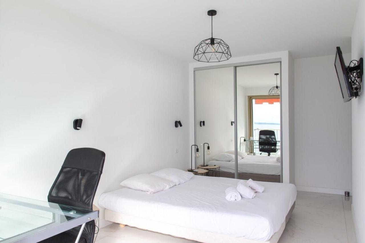 Air-Conditioned Apartment With Sea View And At The Foot Of The Beaches Antibes Exterior photo